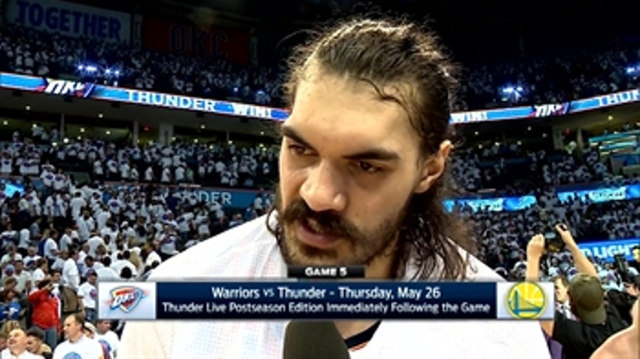 Steven Adams on 'weathering the storm' in Game 4 win