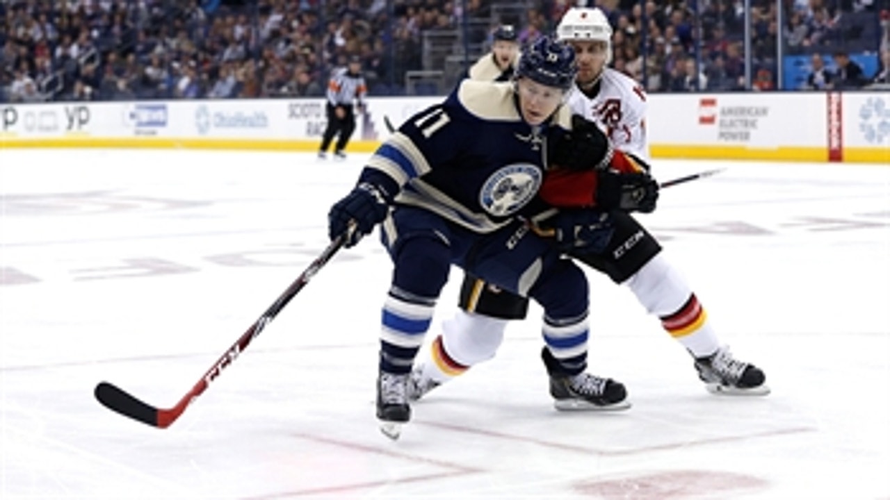 Blue Jackets edge out Flames