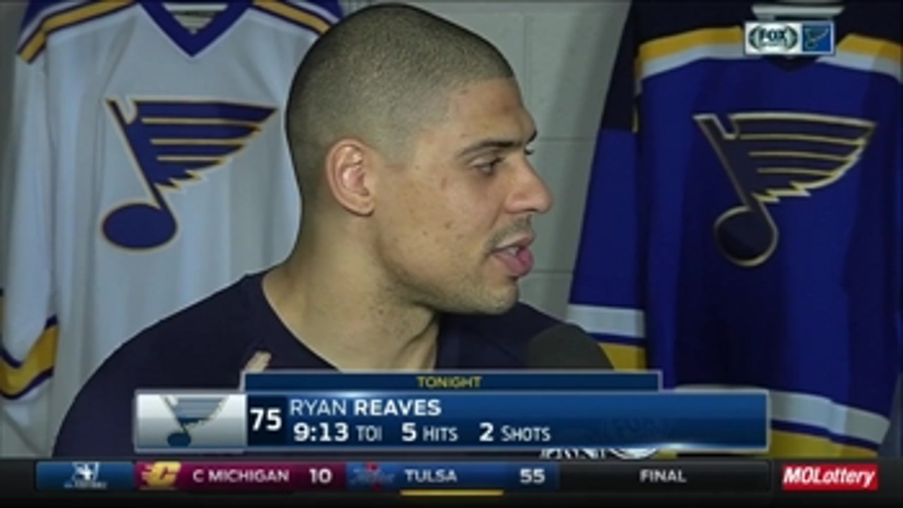 Reaves after Blues' loss: 'We've just got to learn to bury teams'