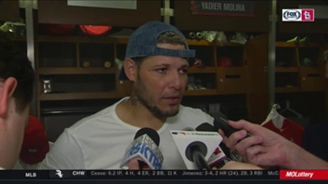 Molina on winning NL Player of the Week: 'It's a great honor'