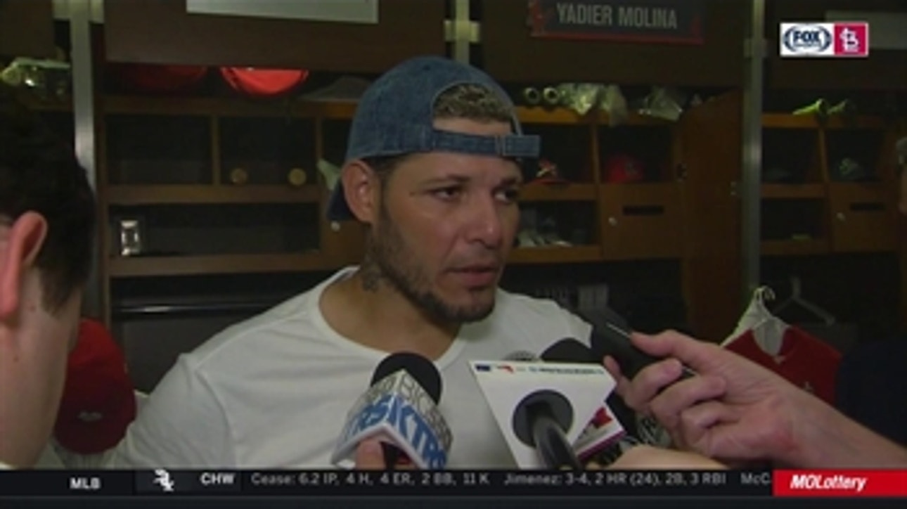 Molina on winning NL Player of the Week: 'It's a great honor'
