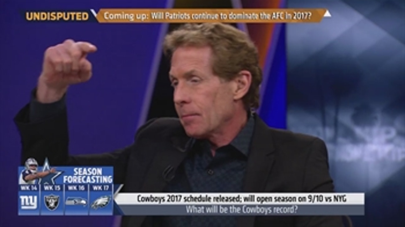 Skip Bayless reacts to the 2017-18 Dallas Cowboys' schedule ' UNDISPUTED