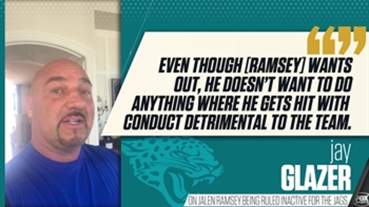 Jalen Ramsey to miss his first game — Jay Glazer explains what's really going on with the Jaguars DB