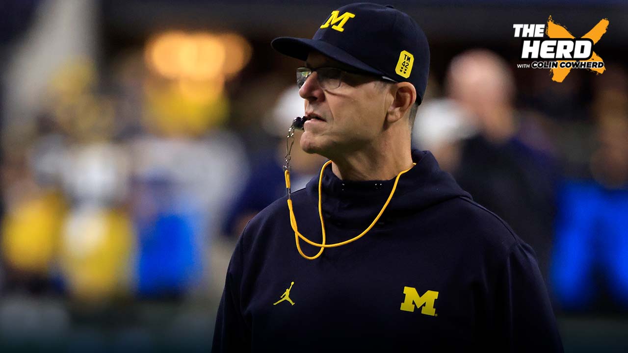 Colin Cowherd decides if Jim Harbaugh should leave Michigan for the NFL I THE HERD