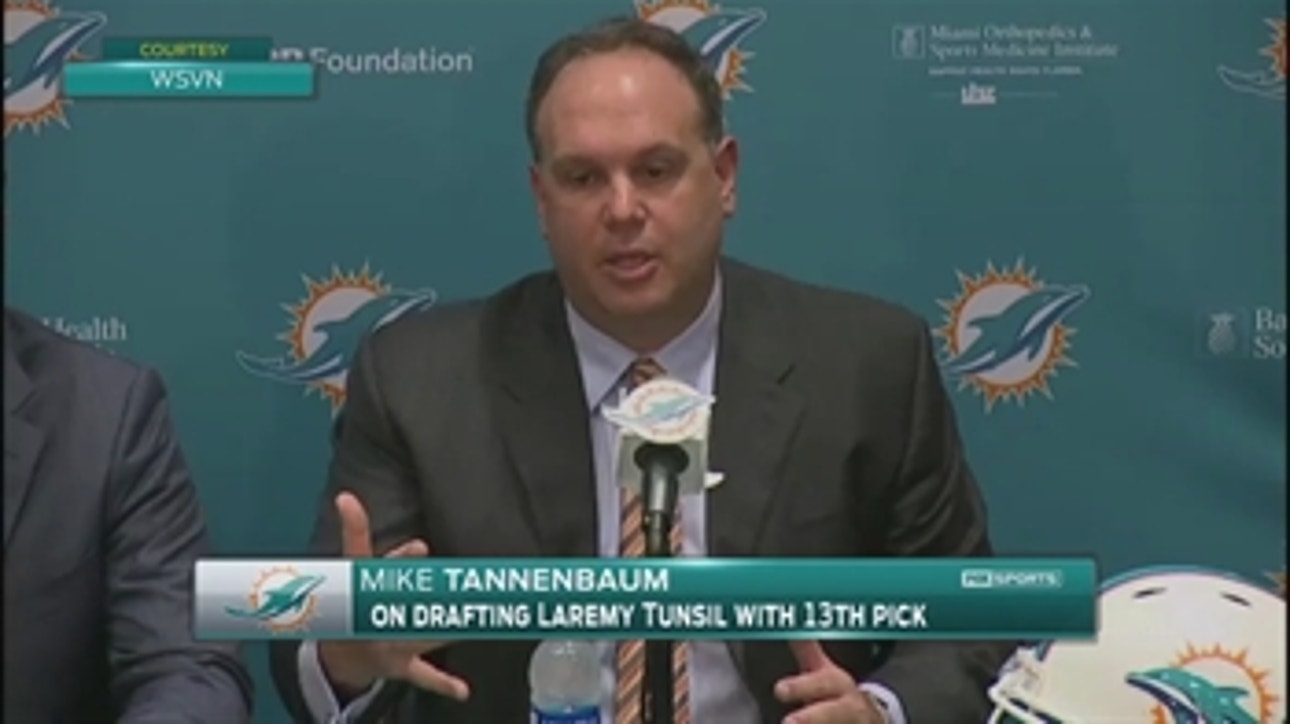 Dolphins 'very comfortable' drafting Tunsil