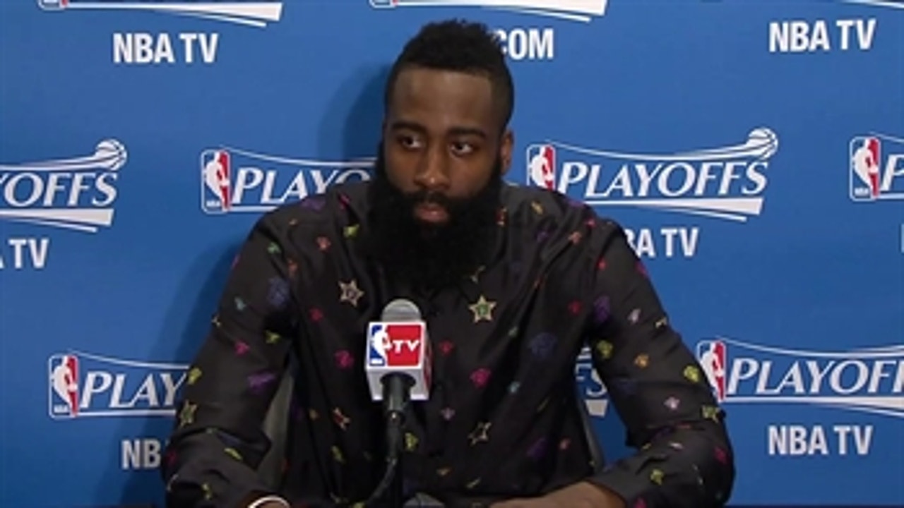 Harden reacts after Game 3 loss to Clippers