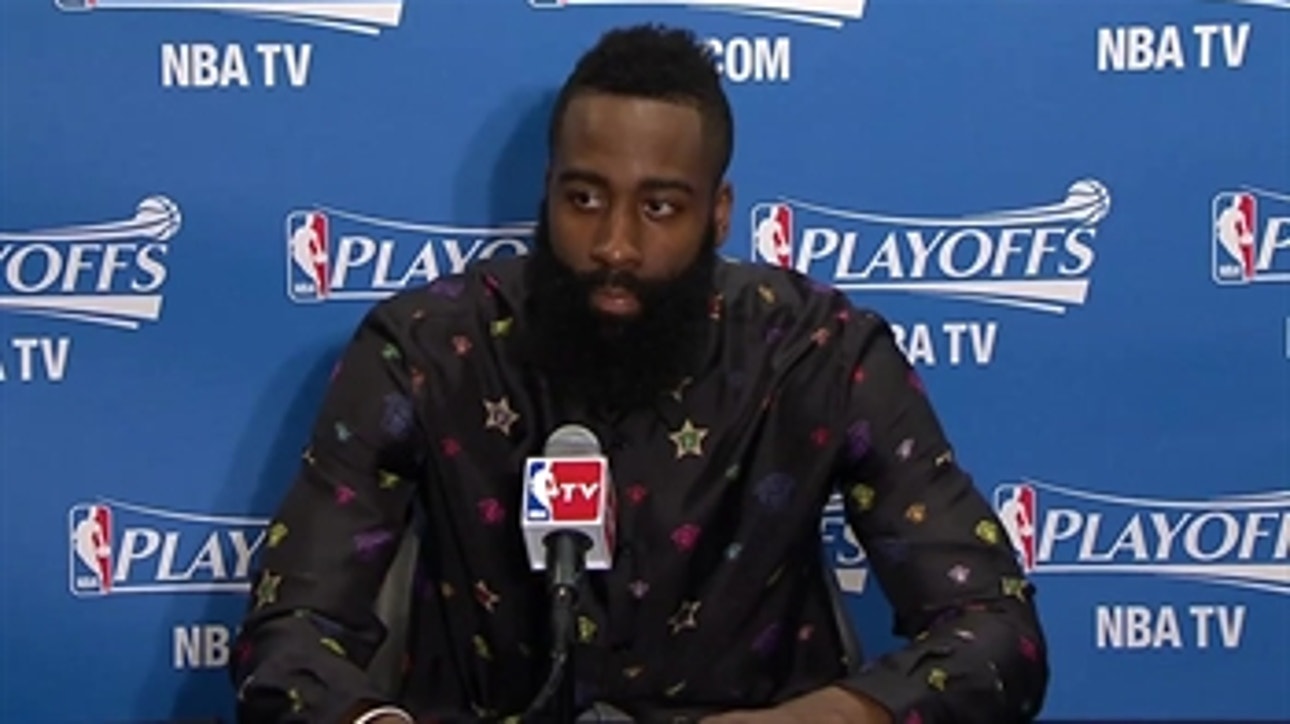 Harden reacts after Game 3 loss to Clippers
