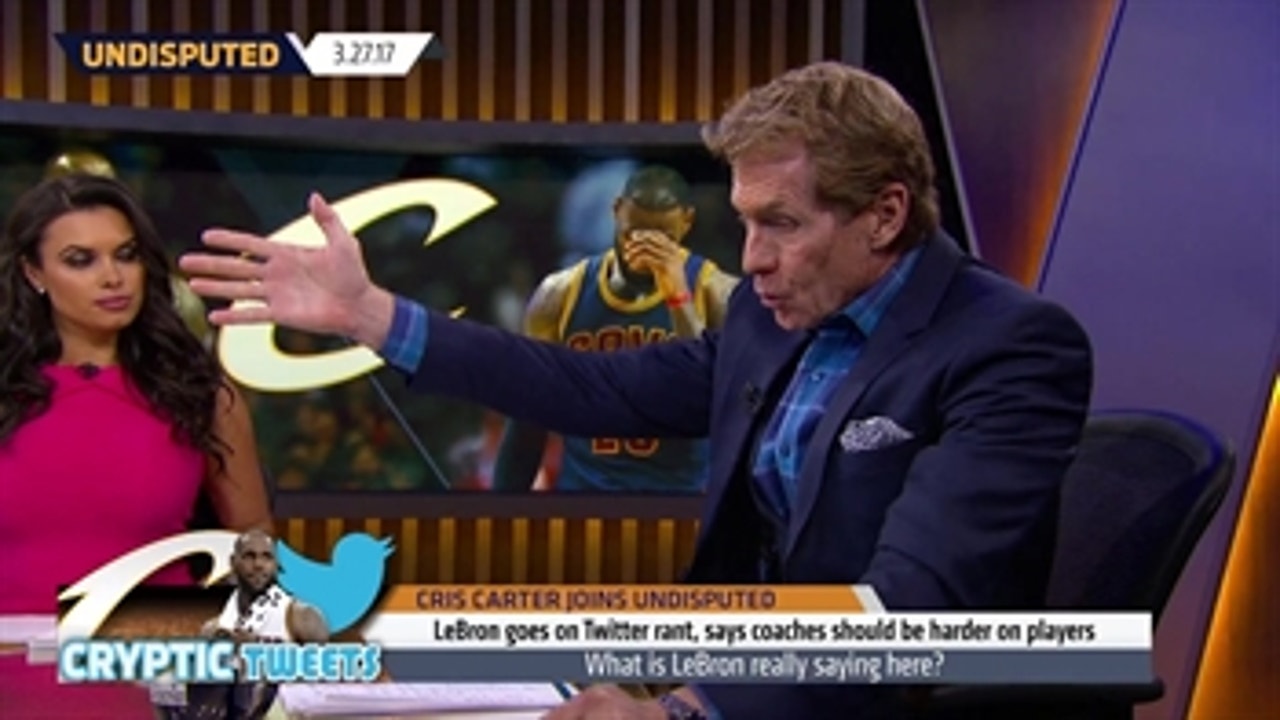 Skip Bayless reacts to LeBron James going on cryptic Twitter rant ' UNDISPUTED