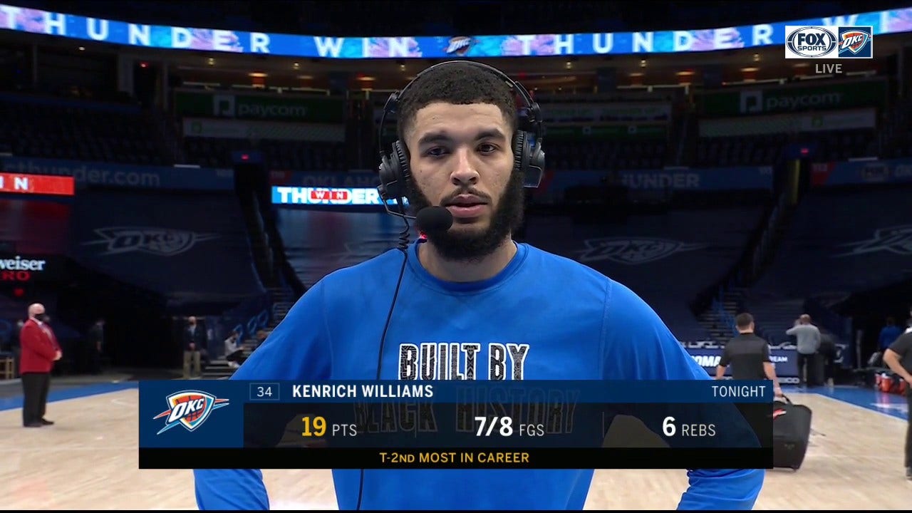 Kenrich Williams: 'We wanted to come out and make a statement from the jump'