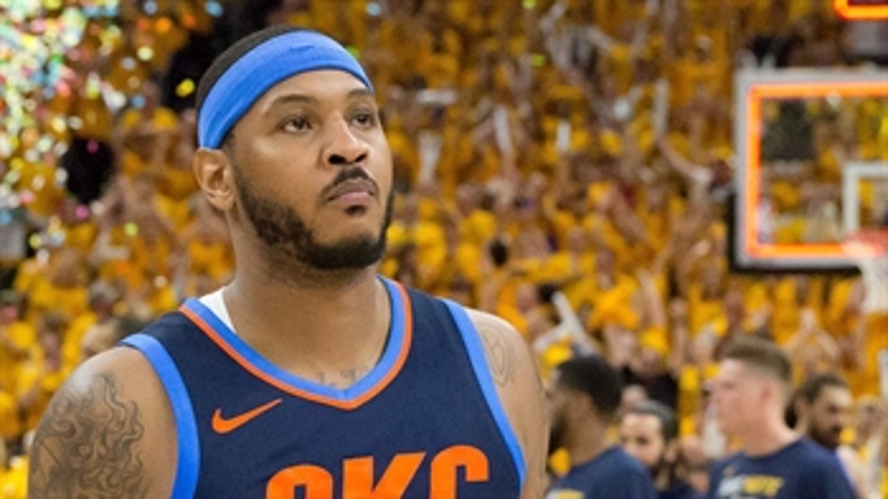 Cris Carter on what's limiting Carmelo Anthony's choices next season