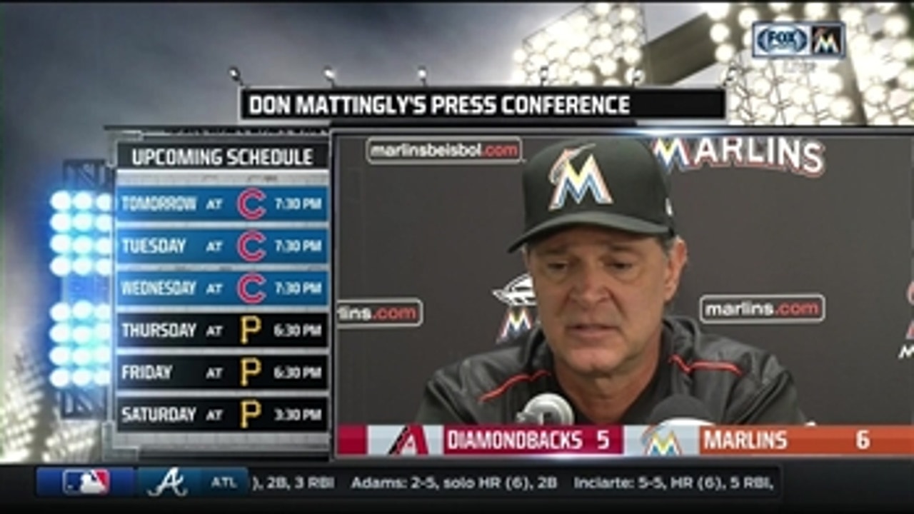 Don Mattingly liked seeing Marlins stay sharp in homestand finale