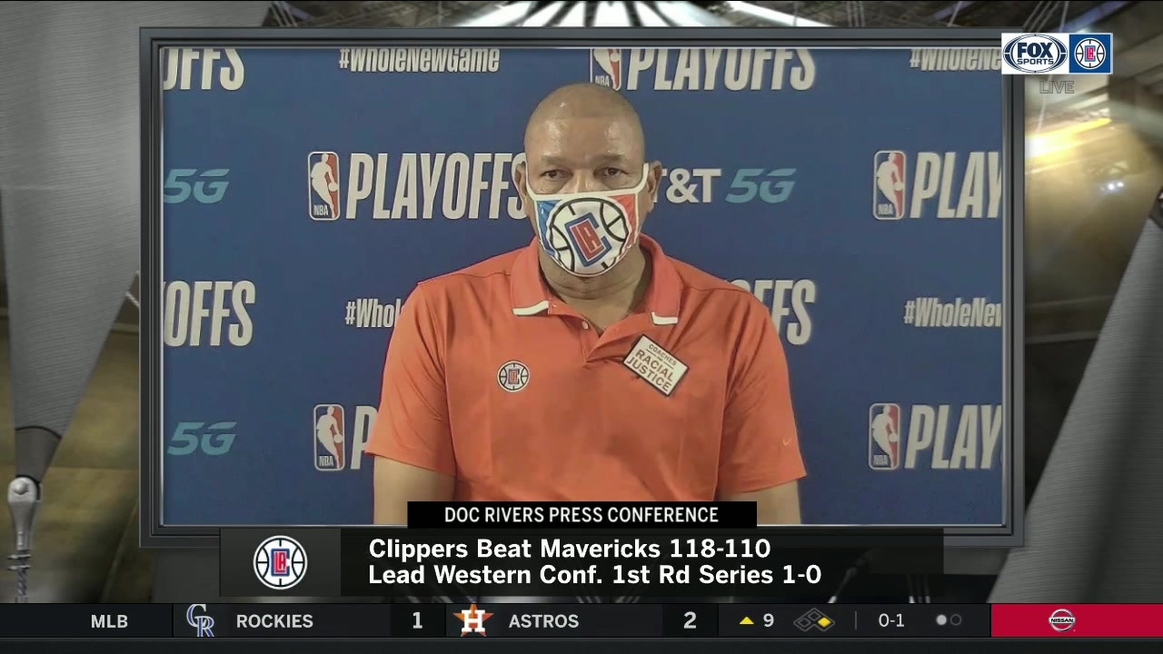 Clippers coach Doc Rivers reflects on game 1 victory
