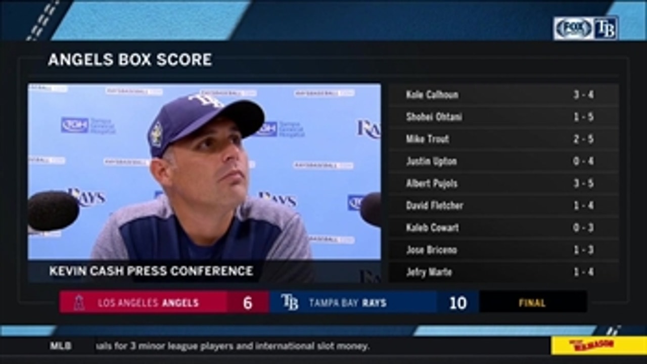 Kevin Cash discusses how team dealt with trades, Rays' pitching
