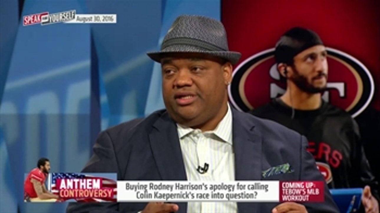 Rodney Harrison apologizes for saying Colin Kaepernick isn't black - 'Speak for Yourself'