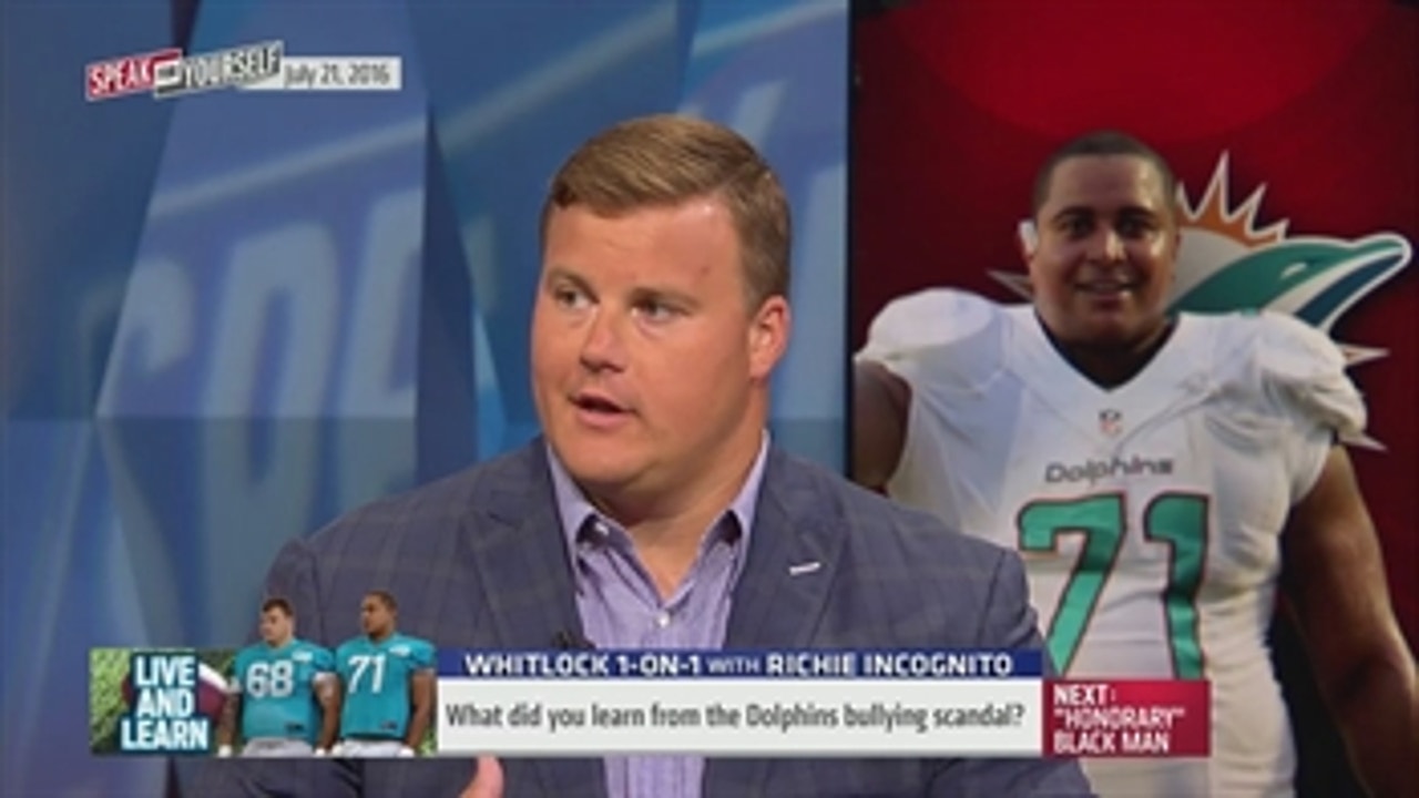 Whitlock 1-on-1: Richie Incognito on what he learned from his bullying scandal