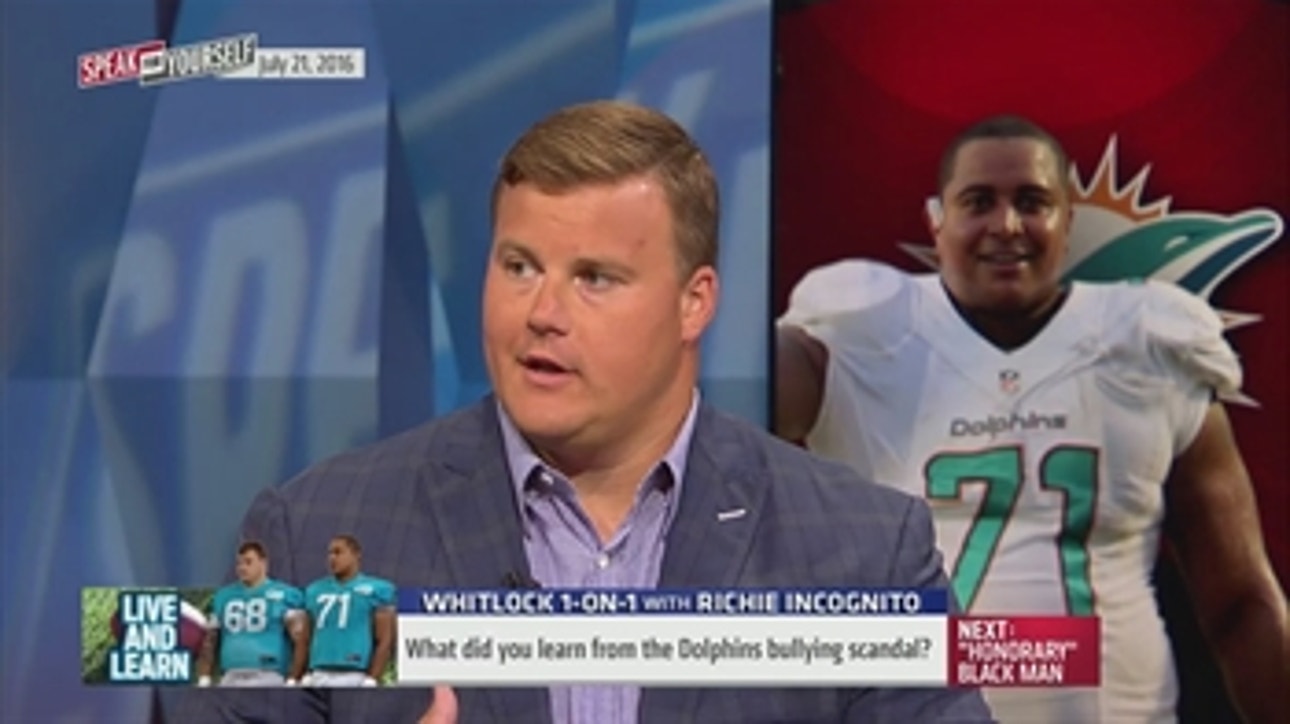 Whitlock 1-on-1: Richie Incognito on what he learned from his bullying scandal