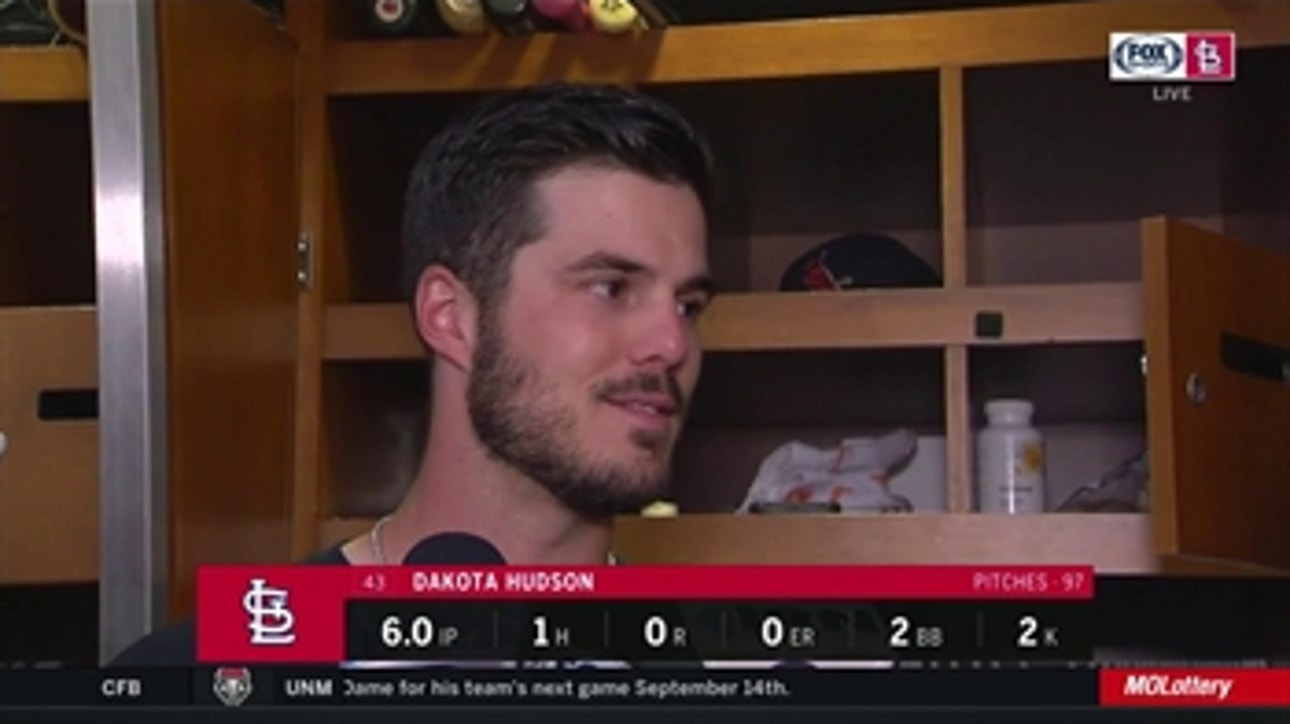 Hudson on his two-run single: 'It's been a while since I had a hit'