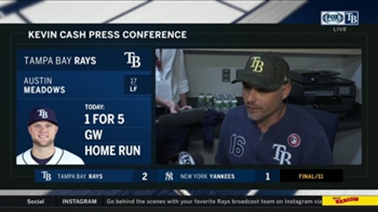 Kevin Cash on Rays' bullpen: 'They're picking us up in a lot of ways'
