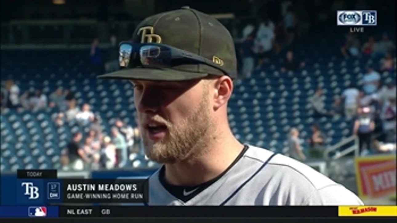 Austin Meadows breaks down his game-winning home run in the 11th vs. Yankees