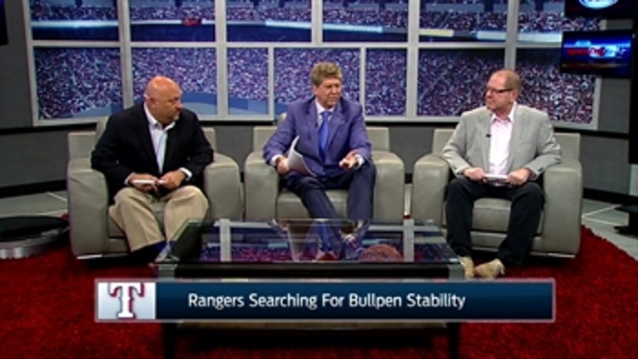 SportsDay OnAir: Questions with Rangers bullpen?
