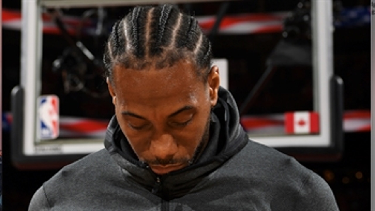 Shannon Sharpe believes the Raptors should be 'very concerned' with the health of Kawhi Leonard