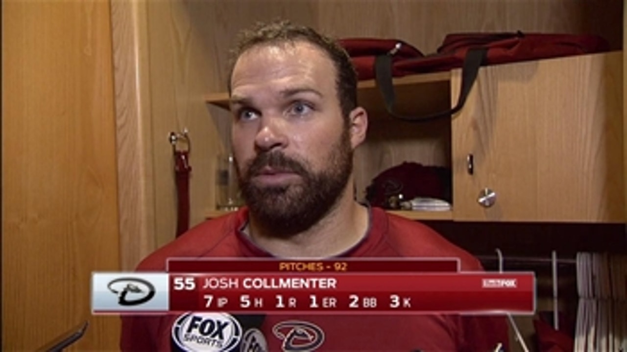 Collmenter allows one run in win