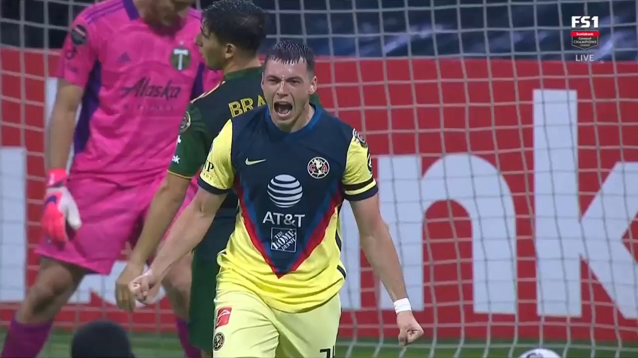Club América takes early 1-0 lead over Timbers as Federico Viñas delivers a strike