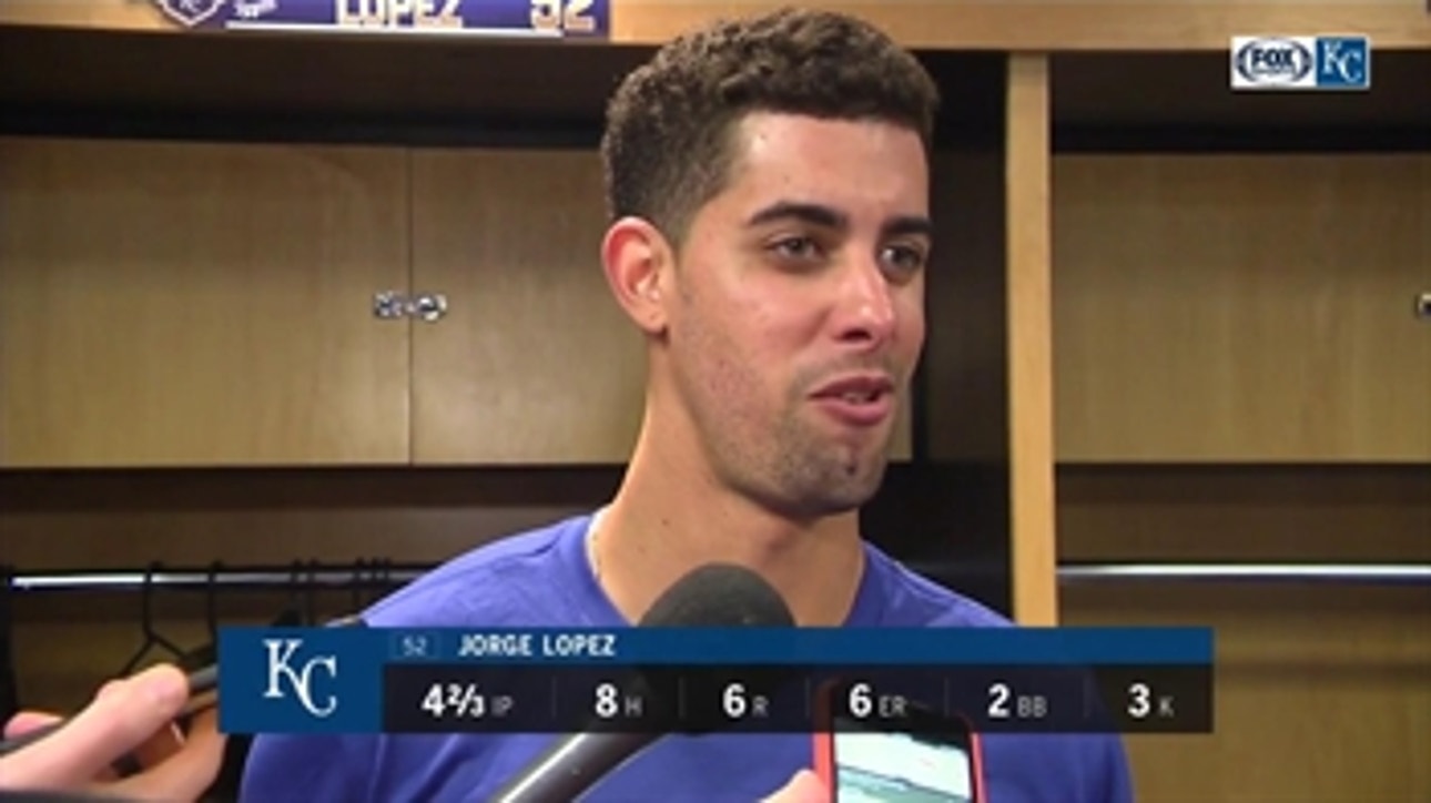 López on his Royals debut: 'I'm a little disappointed with the outing'