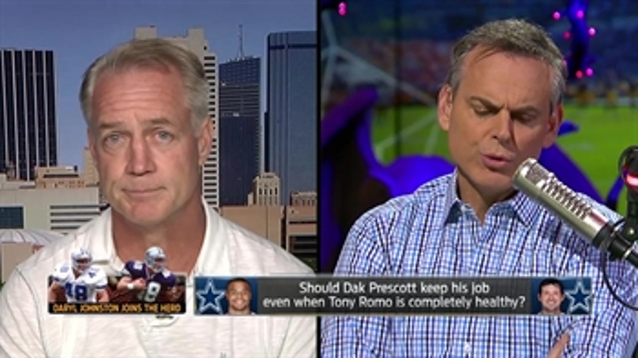 Former Cowboy Daryl Johnston on Dak vs Romo - Who should start in Dallas? ' THE HERD