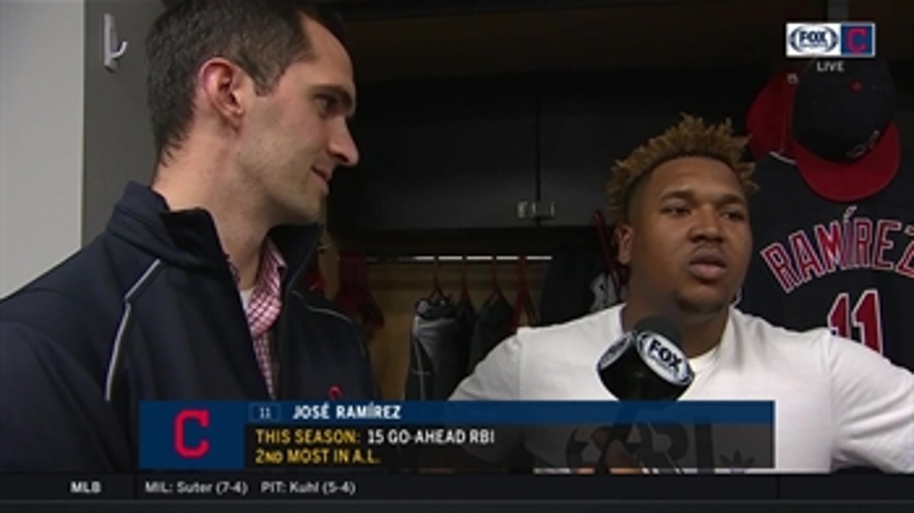 Jose Ramirez isn't surprised by the power numbers he's posting