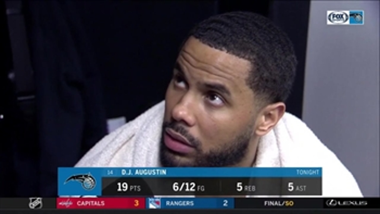D.J. Augustin on Magic's subpar defensive performance, getting ready for Philly