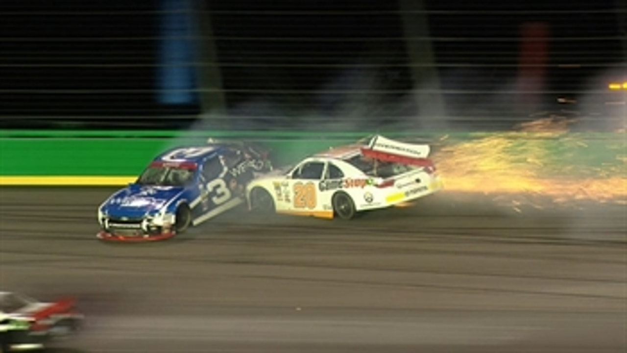 NXS: Chase Contenders Erik Jones and Ty Dillon Wreck Late - Kentucky 2016