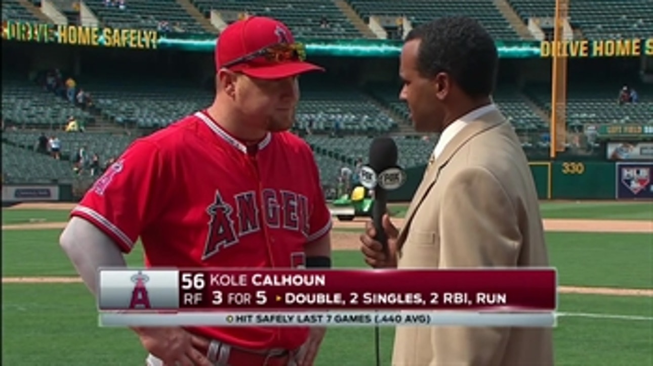 Angels sweep the A's in Oakland behind Kole Calhoun and Matt Shoemaker