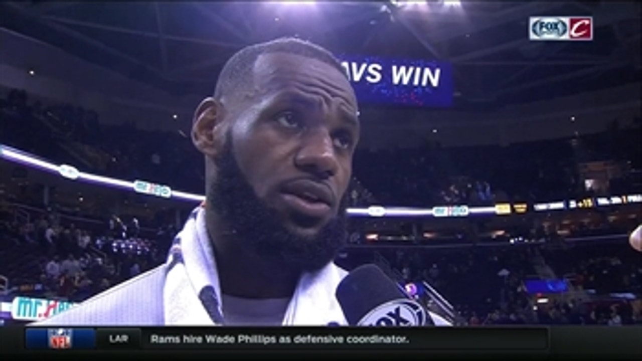 LeBron happy with Cavs' energy and effort in bounce back win over Suns