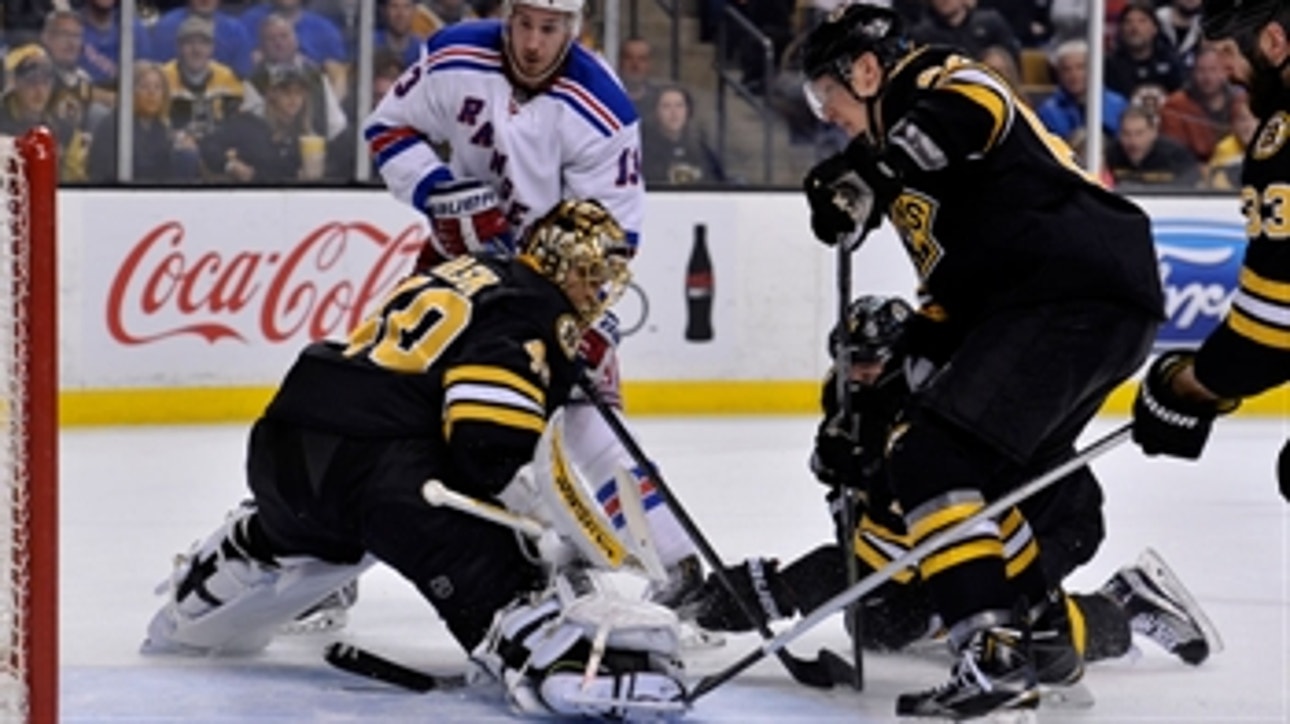 Lucic nets 2 goals vs. Rangers, Bruins end skid