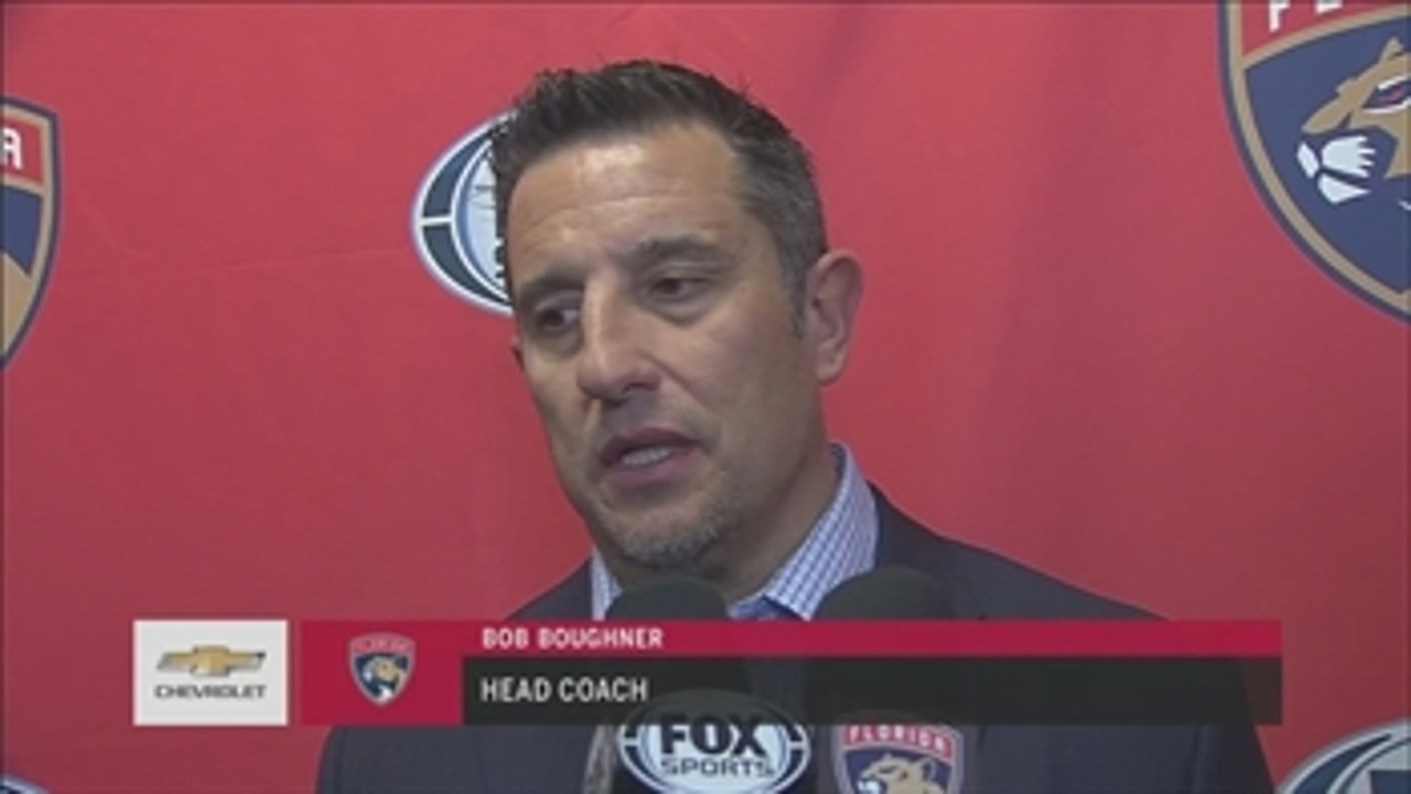 Bob Boughner: This was a hard-fought point