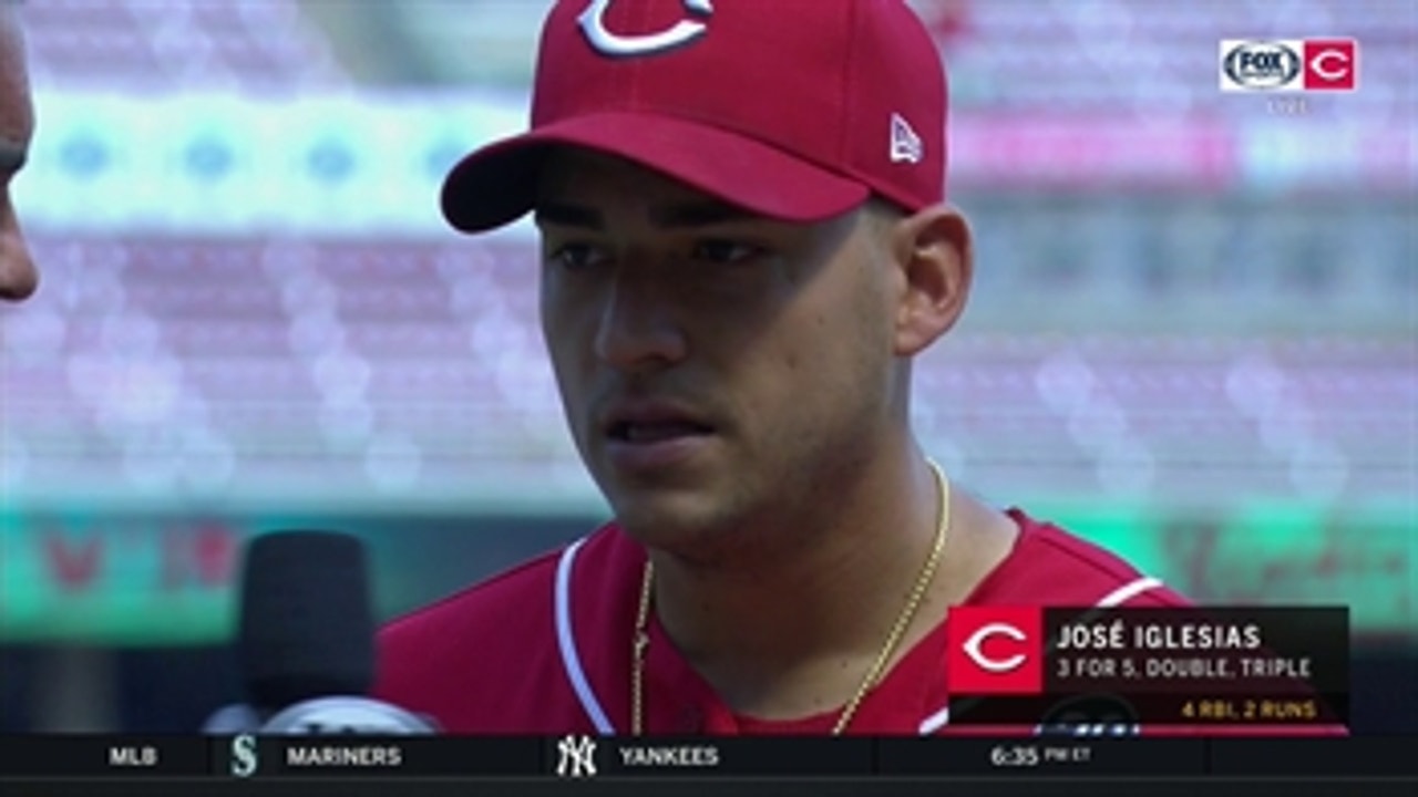 Jose Iglesias on coming close to hitting for cycle in series finale