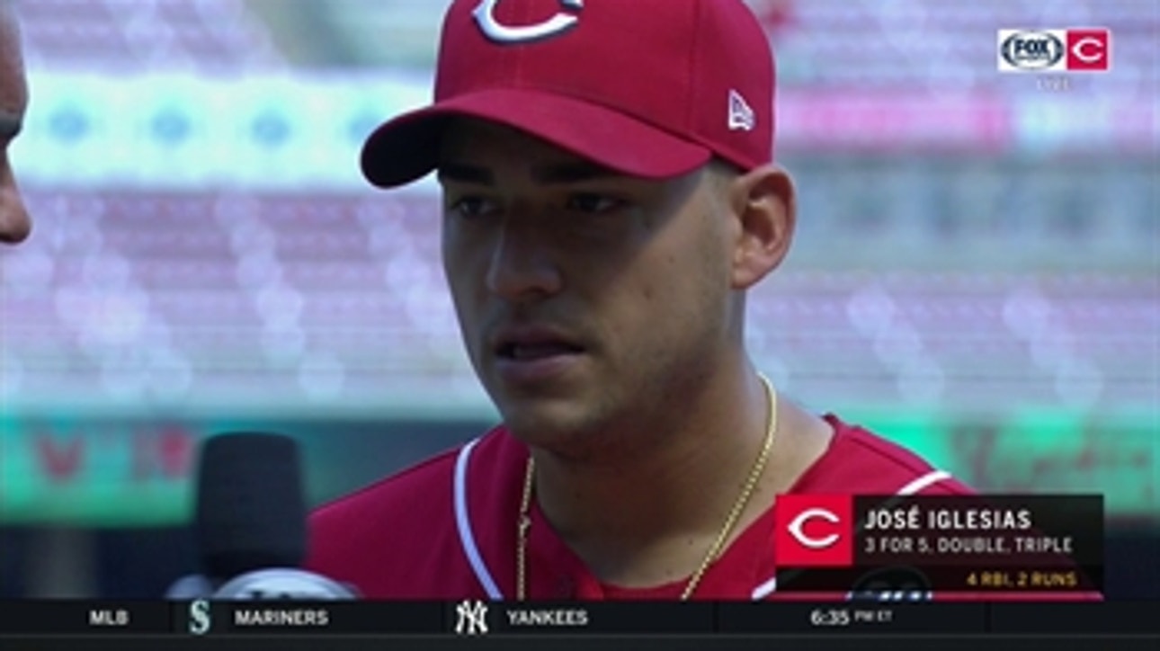Jose Iglesias on coming close to hitting for cycle in series finale