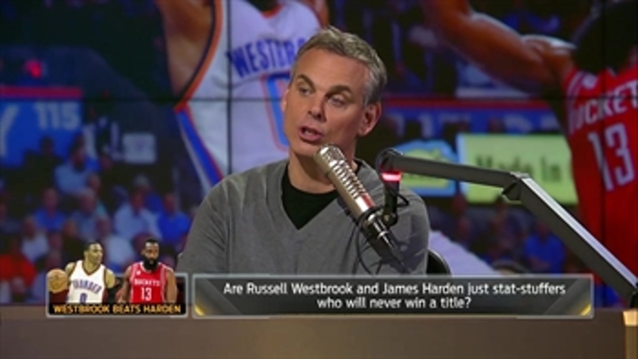 Colin questions Russell Westbrook's ability to lead the OKC Thunder to a NBA title ' THE HERD