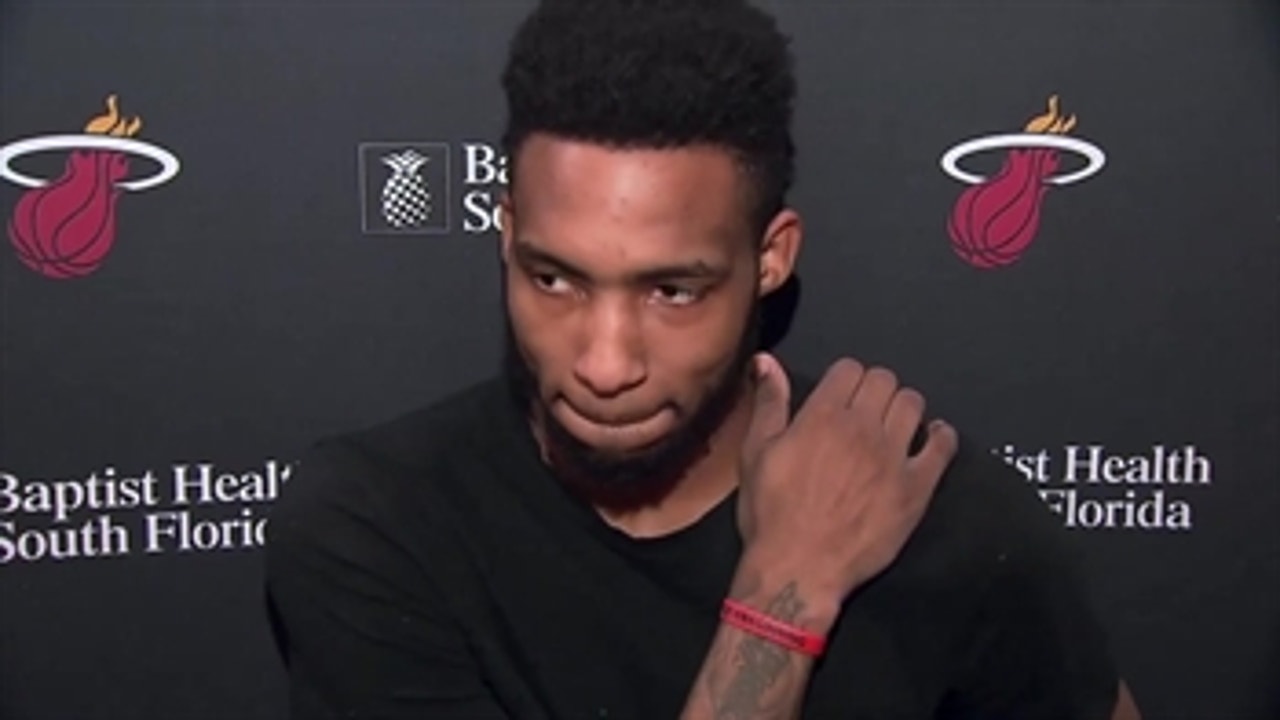 Derrick Jones Jr. explains how Heat can counter Portland