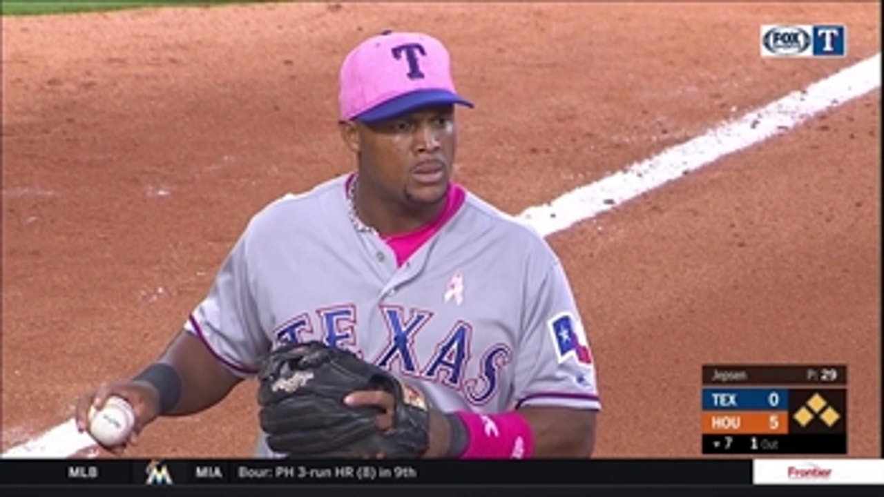 Beltre goes down with Hamstring Injury ' Rangers Live