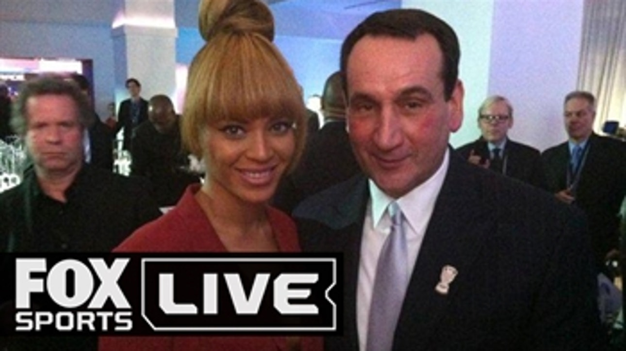 Coach K Was Petrified To Meet Beyonce
