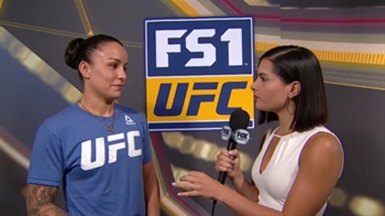 Raquel Pennington talks with Megan Olivi ' INTERVIEW ' WEIGH-INS ' UFC 224