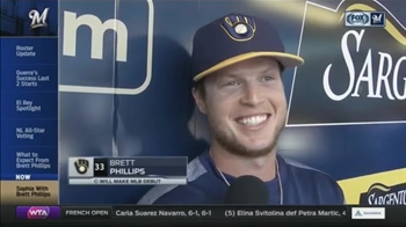 Brett Phillips on MLB debut: 'Emotions are so heavy right now'