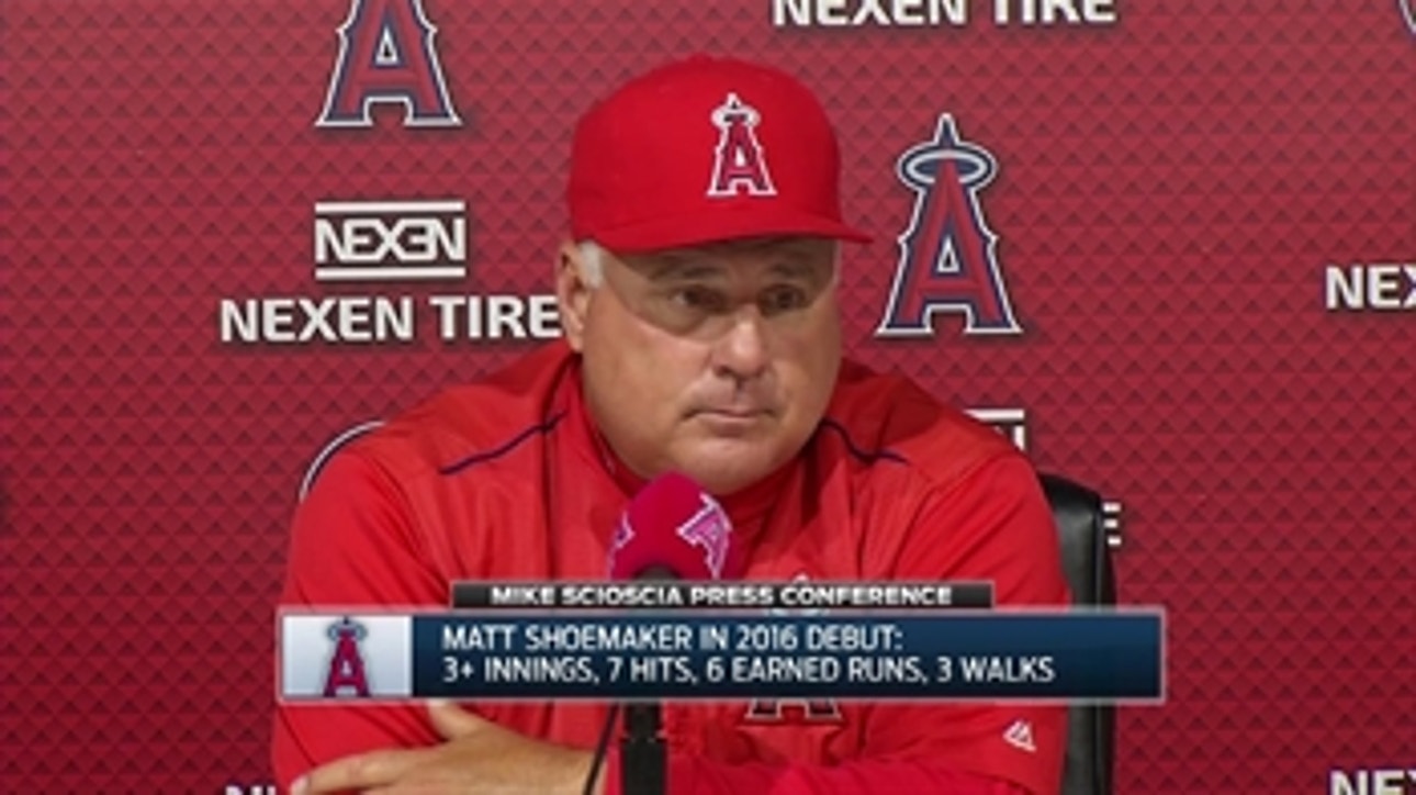 Angels' offense unable to overcome Matt Shoemaker's struggles on the hill