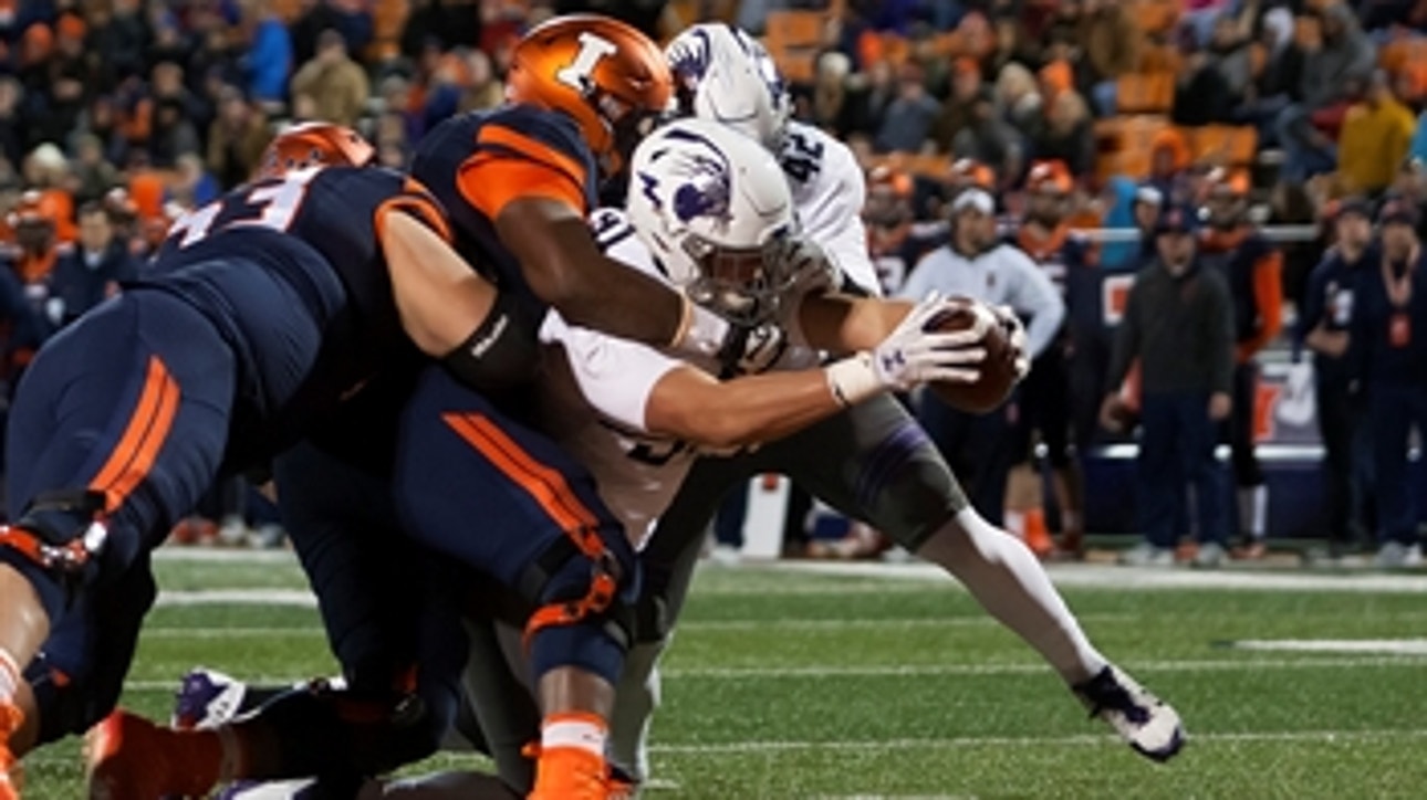 No. 23 Northwestern pulls away from Illinois 42-7