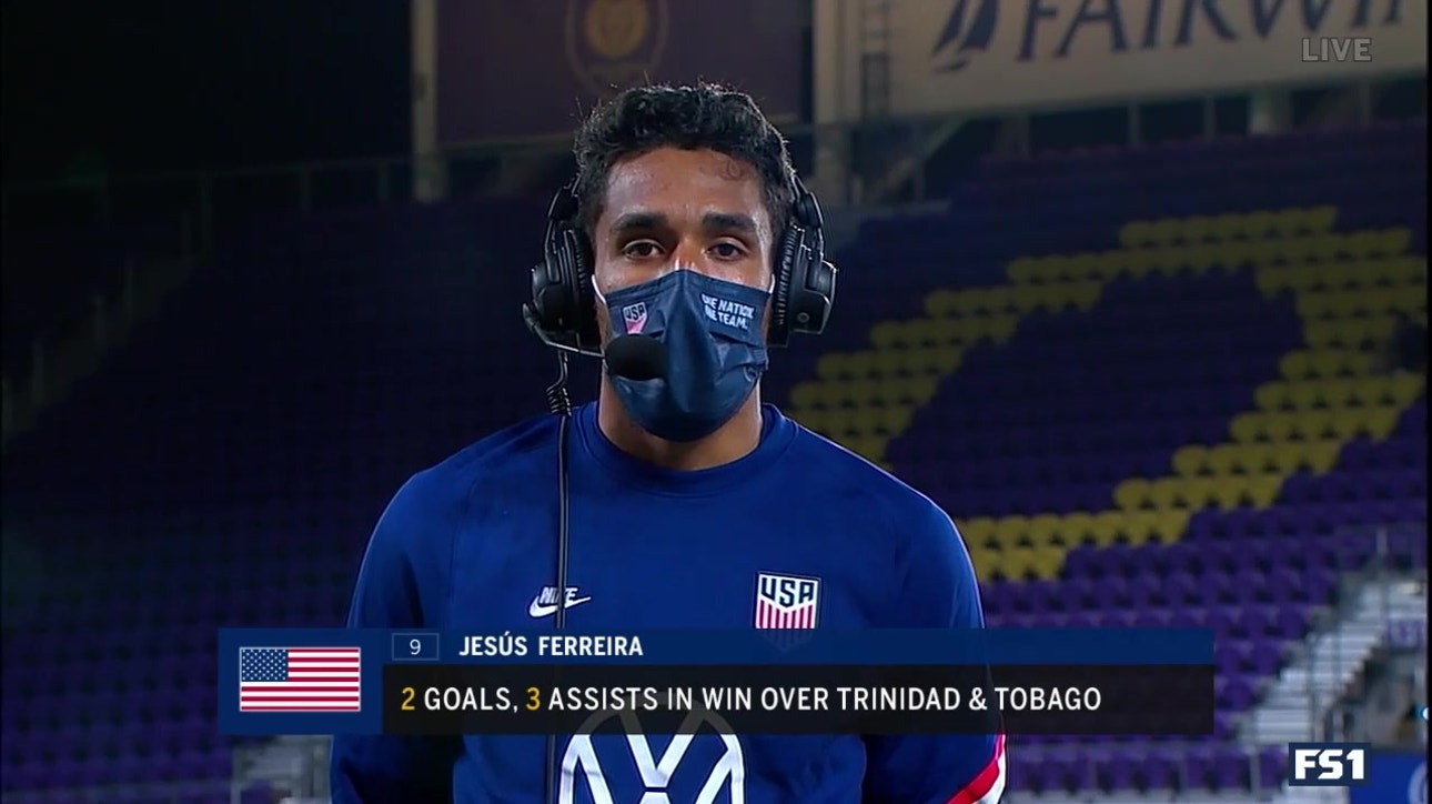 Jesus Ferreira on USMNT's 7-0 win over Trinidad & Tobago: 'We put it all together today'