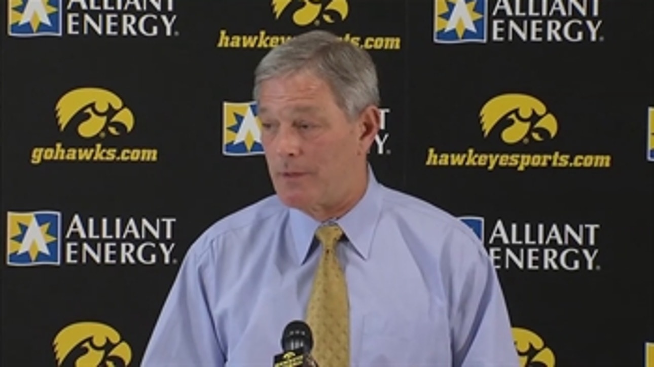 Kirk Ferentz on Big Ten Title Game: 'It's going to be a big challenge for us'