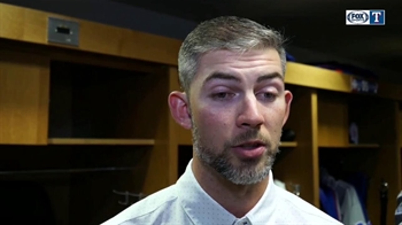 Mike Minor talks Rangers loss to Astros