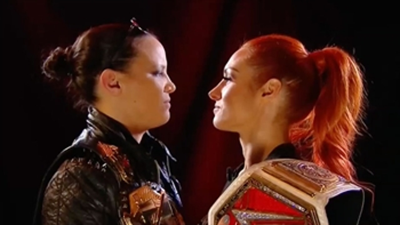 Becky Lynch and Shayna Baszler face off in intense confrontation
